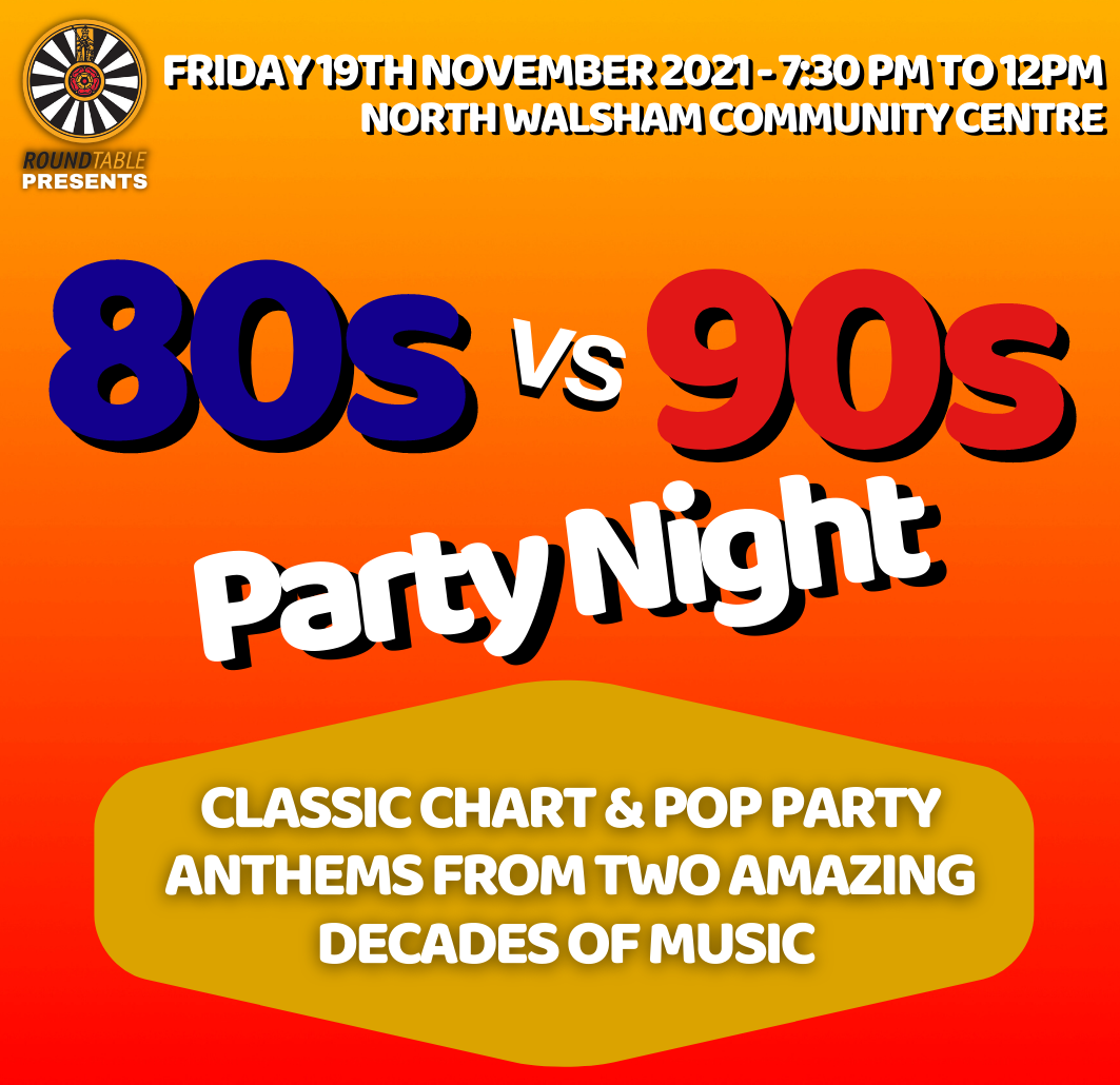 BOOK YOUR TICKETS NOW!! 80s vs 90s Party!!